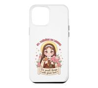 Carcasa para iPhone 12 Pro MAX Santa Teresa Lisieux Hacer Pequeñas Cosas Gran Amor por los Cristianos