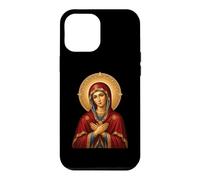 Carcasa para iPhone 12 Pro MAX Santo Icono Ortodoxo Oriental de la Madre María Theotokos