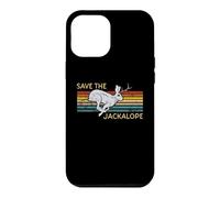 Carcasa para iPhone 12 Pro MAX Save The Jackalope - Vintage Rabbit - Camping Cryptozoology