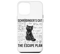Carcasa para iPhone 12 Pro MAX Schrodinger Cat Escape Plan Mecánica cuántica Física