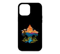 Carcasa para iPhone 12 Pro MAX Scouting Artistic Fleur De lis Mountains Outdoor Art