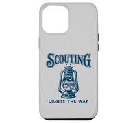 Carcasa para iPhone 12 Pro MAX Scouting Lights The Way Linterna al Aire Libre Vintage Cub Scouts