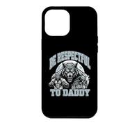 Carcasa para iPhone 12 Pro MAX Sé Respetuoso con papá - Funny Wolf Saying Guys Cool Men