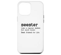 Carcasa para iPhone 12 Pro MAX Seester Definition Funny Sister Big Sister Best Friend Sis