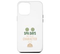 Carcasa para iPhone 12 Pro MAX Self Care Dad SPA Day Bienestar de los Hombres Humor Bienestar Relajado Bienestar