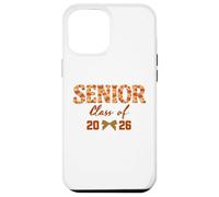 Carcasa para iPhone 12 Pro MAX Senior 2026 Coquette Blue Floral Toile Graduation Aesthetic