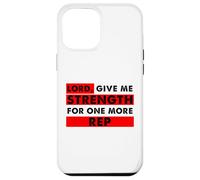 Carcasa para iPhone 12 Pro MAX Señor Dame Fuerza para un Amante del Gimnasio Cristiano más representante