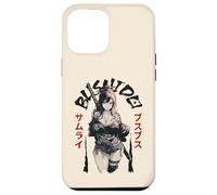 Carcasa para iPhone 12 Pro MAX Sexy Anime Chica japonés Samurai Bushido Código japón Ninja