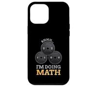 Carcasa para iPhone 12 Pro MAX Shhh I'm Doing Matemáticas Fitness Levantamiento de Pesas Entrenamiento de Entrenamiento