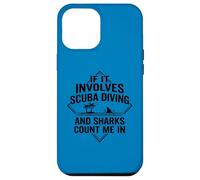 Carcasa para iPhone 12 Pro MAX Si implica Buceo y Tiburones Cuenta Conmigo | Shark Diving