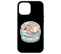 Carcasa para iPhone 12 Pro MAX Si Yo Windsurf como Una Chica Quiero Algunas Lecciones Chiste Windsurfista
