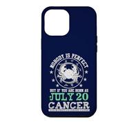 Carcasa para iPhone 12 Pro MAX Signo del Zodiaco Cáncer Julio 20 Horóscopo Astrología Cumpleaños