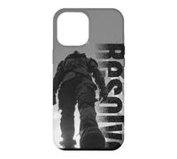 Carcasa para iPhone 12 Pro MAX Silueta Soleada Caminando por la Ciudad del Fin del Norte Diseño de Arte Urbano Monocromo Moderno Fresco Hombre Ciudad Simple Personalidad