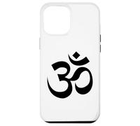 Carcasa para iPhone 12 Pro MAX Símbolo Om AUM Meditación Sagrada Espiritual Arte Zen.