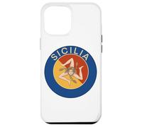 Carcasa para iPhone 12 Pro MAX Símbolo Vintage Sicilia Trinacria Patrimonio Siciliano