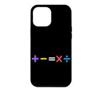 Carcasa para iPhone 12 Pro MAX Símbolos matemáticos más Menos álgebra Cálculo Número Estudiante