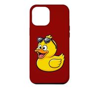 Carcasa para iPhone 12 Pro MAX Slow Sundays Funny Yellwo Rubber Duck Illustration Graphic