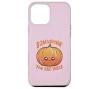 Carcasa para iPhone 12 Pro MAX Smashin' The Bad Vibes Pumpkin Kawaii Lindo Divertido