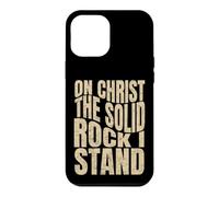 Carcasa para iPhone 12 Pro MAX sobre Cristo La Roca Sólida Que Soy, Hombres y Mujeres Cristianos