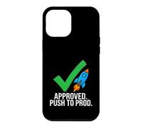 Carcasa para iPhone 12 Pro MAX Software Developer Coding Approved Push To Prod