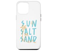 Carcasa para iPhone 12 Pro MAX Sol Sal y Arena Playa Vacaciones Palmera Océano Olas
