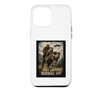 Carcasa para iPhone 12 Pro MAX Solo Otro día Normal | Retro Bigfoot Capibara T-Rex