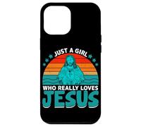 Carcasa para iPhone 12 Pro MAX Solo una Chica Que Realmente ama a Jesús