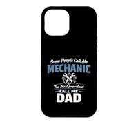 Carcasa para iPhone 12 Pro MAX Some People Call Me Mechanic Dad Blue Collar Job Daddy