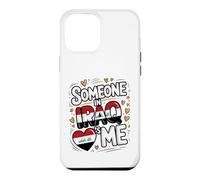 Carcasa para iPhone 12 Pro MAX Someone In Iraq Loves Me Heart Iraq Flag