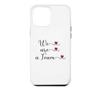 Carcasa para iPhone 12 Pro MAX Somos un Equipo Lindo Regalo tipográfico Escrito a Mano