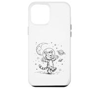 Carcasa para iPhone 12 Pro MAX Sonriente Tigre Astronauta Explorador Espacial Aventura Cósmica