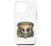 Carcasa para iPhone 12 Pro MAX Souvenir del Sendero de Las Diez Cataratas del Parque Estatal Silver Falls de Oregón
