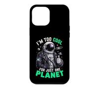 Carcasa para iPhone 12 Pro MAX Soy Demasiado Genial para un Solo Planeta Astronauta Espacial Astronomía