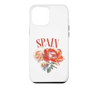 Carcasa para iPhone 12 Pro MAX Spain Football Fan Floral Rose Soccer