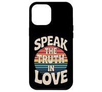 Carcasa para iPhone 12 Pro MAX Speak The Truth In Love Amable honestidad fe |-