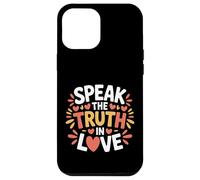 Carcasa para iPhone 12 Pro MAX Speak The Truth In Love Amable honestidad fe |-