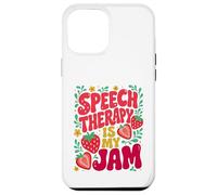 Carcasa para iPhone 12 Pro MAX Speech Therapy is My Jam Boho Floral | SLP Speech Therapist