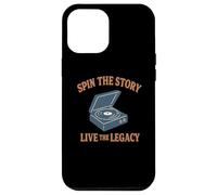 Carcasa para iPhone 12 Pro MAX Spin The Story Live Legacy Reproductor de Vinilo