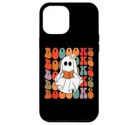 Carcasa para iPhone 12 Pro MAX Spooky Books, Lindo Fantasma Leyendo, Retro, Halloween
