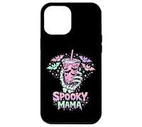 Carcasa para iPhone 12 Pro MAX Spooky Mama Pastel Goth Skeleton Hand Café Mama para Halloween