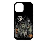 Carcasa para iPhone 12 Pro MAX Spooky Szn Zombie Girl Selfie Truco o Trato Halloween