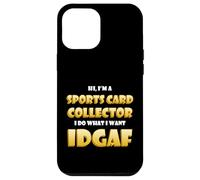 Carcasa para iPhone 12 Pro MAX Sports Card Collector Idgaf Rare Basketball Card Collections