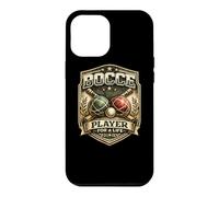 Carcasa para iPhone 12 Pro MAX Squadra Italiana di giocatori di Bocce retrò Bocce Player