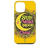 Carcasa para iPhone 12 Pro MAX Stay Wild Moon Child, diseño Retro y Celestial