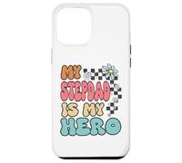 Carcasa para iPhone 12 Pro MAX Stepdad Hero Cute Retro Floral Fathers Day Appreciation