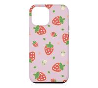 Carcasa para iPhone 12 Pro MAX Strawberry Floral Garden Cottagecore Aesthetic