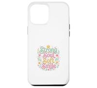 Carcasa para iPhone 12 Pro MAX Strong Soul Soft Smile Floral Diseño Inspirador