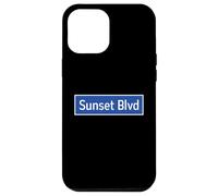 Carcasa para iPhone 12 Pro MAX Sunset Blvd Los Ángeles Firma Hollywood Echo Park Lake Stars