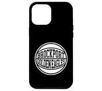 Carcasa para iPhone 12 Pro MAX SUNY Brockport Golden Eagles Retro Basketball Classic