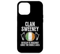 Carcasa para iPhone 12 Pro MAX Sweeney Apellido Irlandés Apellido Heráldico Celta Clan